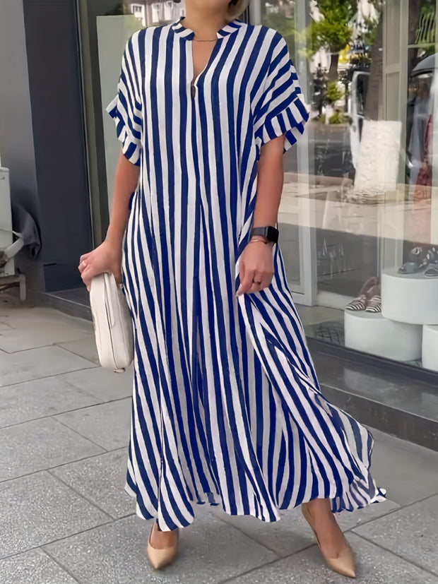 Classic Striped Shirt Dress