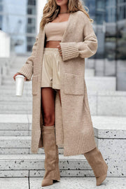 Women's Knitted Sweater Long Sleeve Autumn and Winter Coat