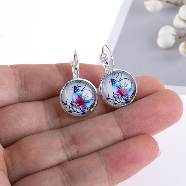 Butterfly Synthetic Cute Drop Earrings