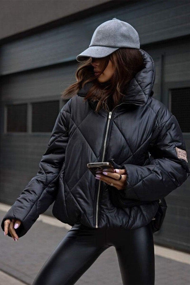 Women's Casual Hooded Thick Cotton Coat