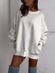 Women's Casual Round-neck Letter-printed Pullover Sweatshirt