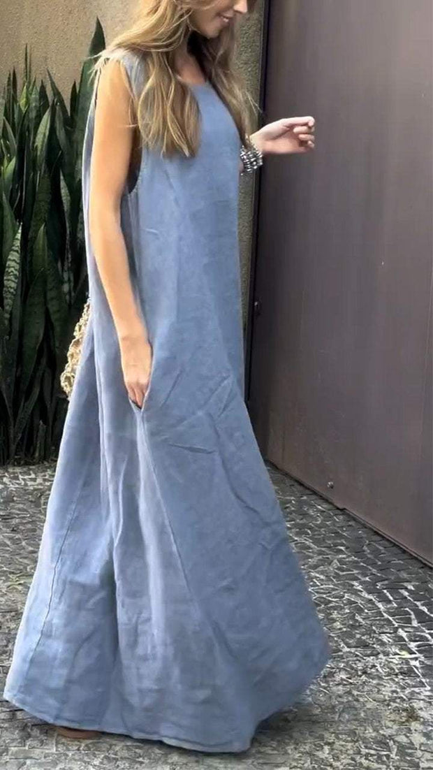 Women's Summer Sleeveless Long Dress