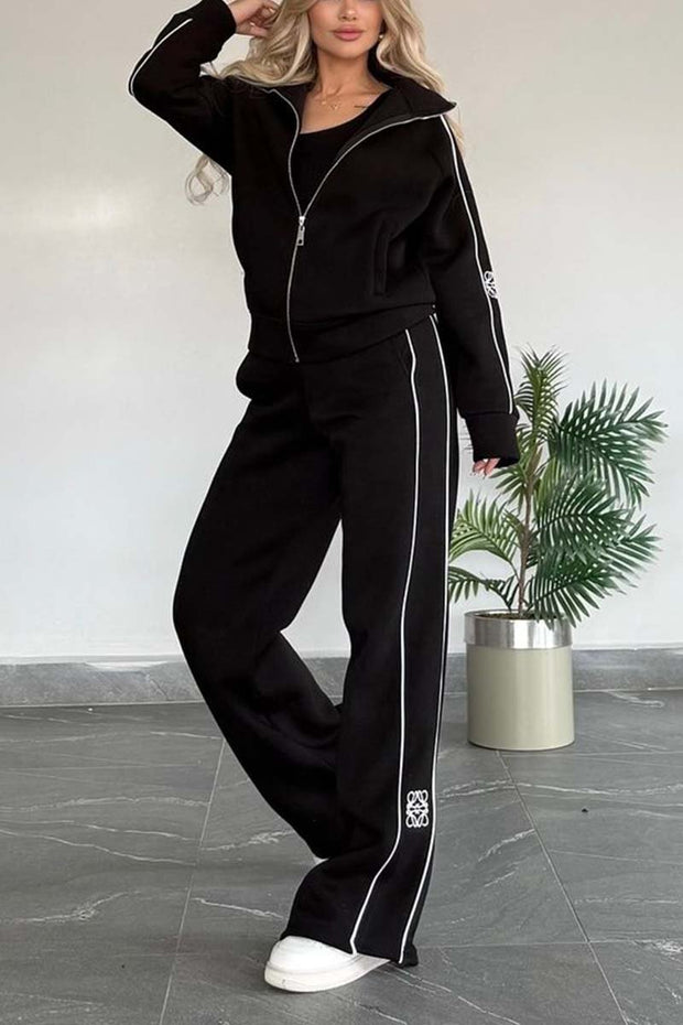 Women's Casual Sweatshirt and Pants Set