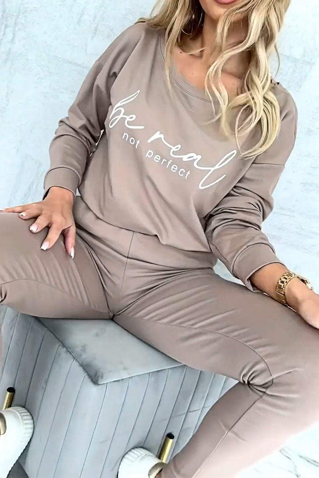 Women's Monogram Top and Pants Two-piece Set