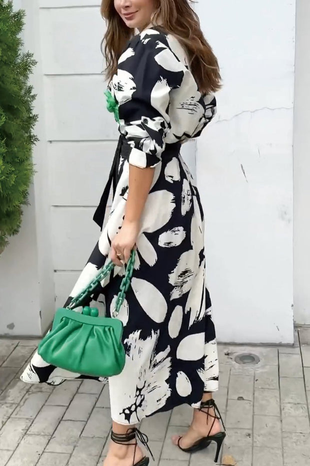 Women's printed maxi dress