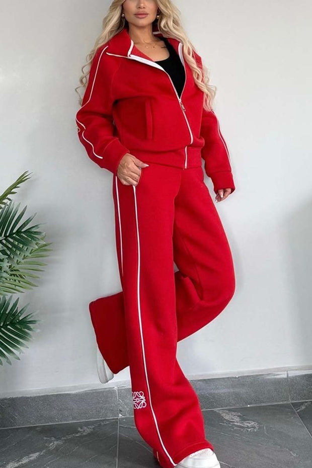 Women's Casual Sweatshirt and Pants Set