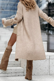 Women's Knitted Sweater Long Sleeve Autumn and Winter Coat