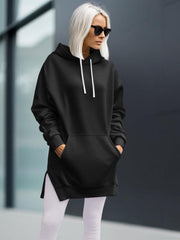 casual oversized hooded dress