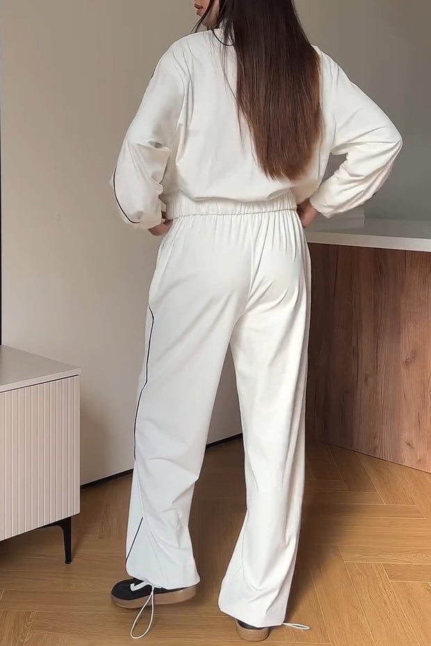 Women's Casual Sports Two-piece Pants Suit