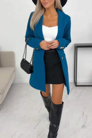 Women's Casual Lapel Mid-length Coat