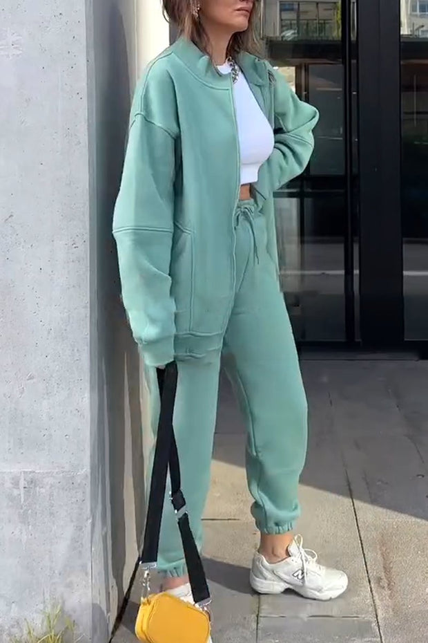 Women's Casual Zip Track Suit