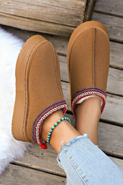 Women's Thick-soled Closed-toe Warm Cotton Shoes