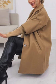 Women's Casual Lapel Mid-length Coat