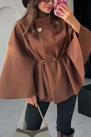 Women's Casual Solid Color Cape Top