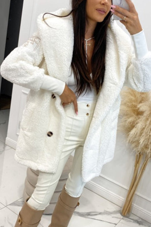 Women's Plush Hooded Jacket