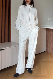 Women's Casual Sports Two-piece Pants Suit