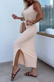 solid color bodycon dress