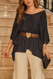 Women's Casual Loose Dolman Sleeve Top