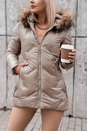 Women's Casual Hooded Thick Coat