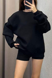 Women's Casual Round-neck Pullover Sweatshirt